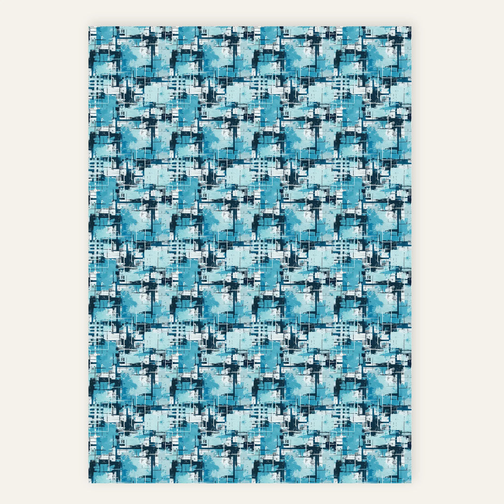Arctic Static - Polyester Canvas Print