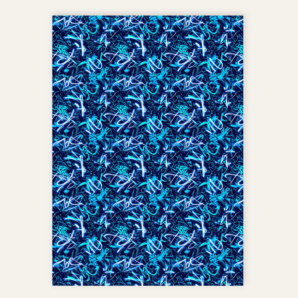 Electric Signal Riot – Polyester Canvas Print