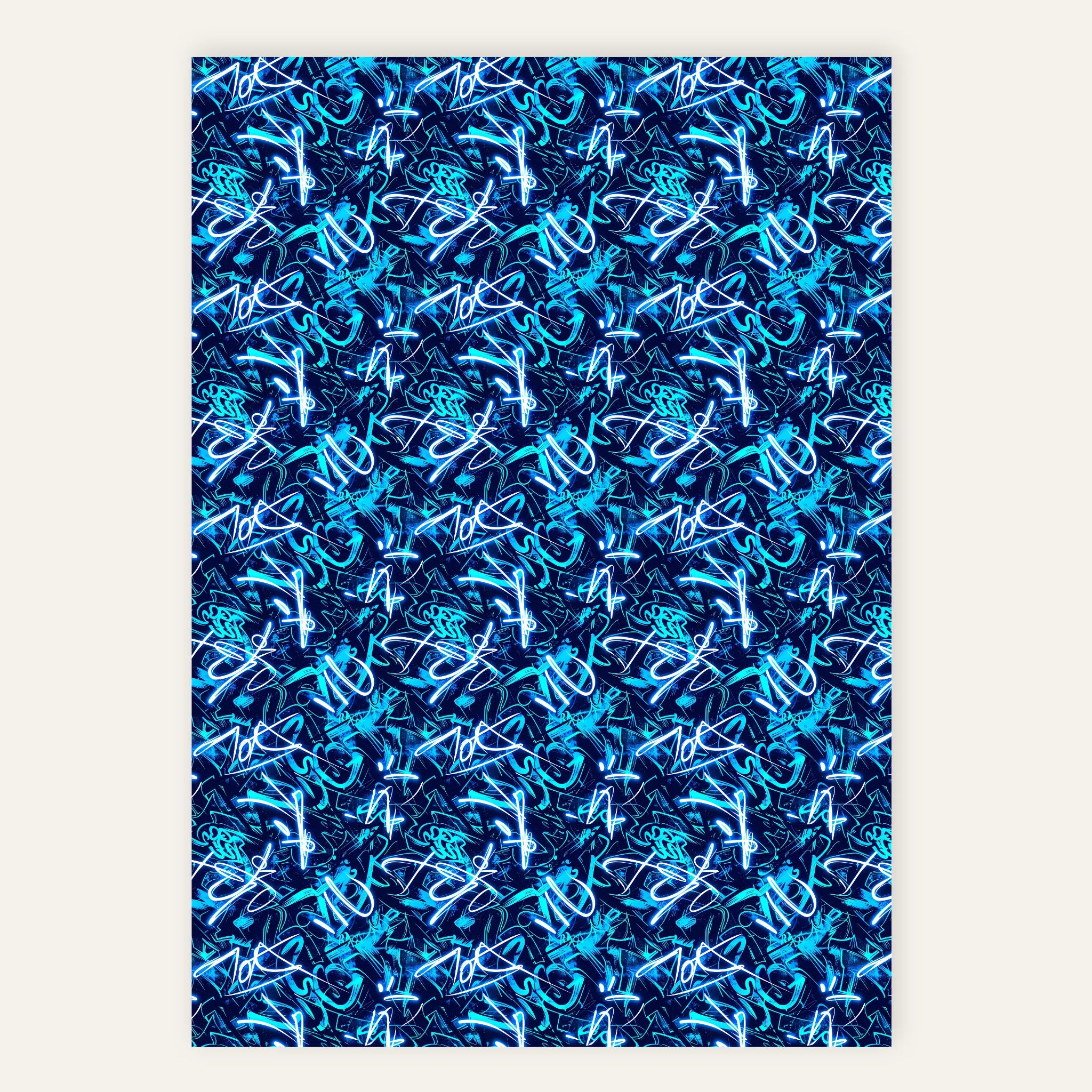 Electric Signal Riot – Polyester Canvas Print
