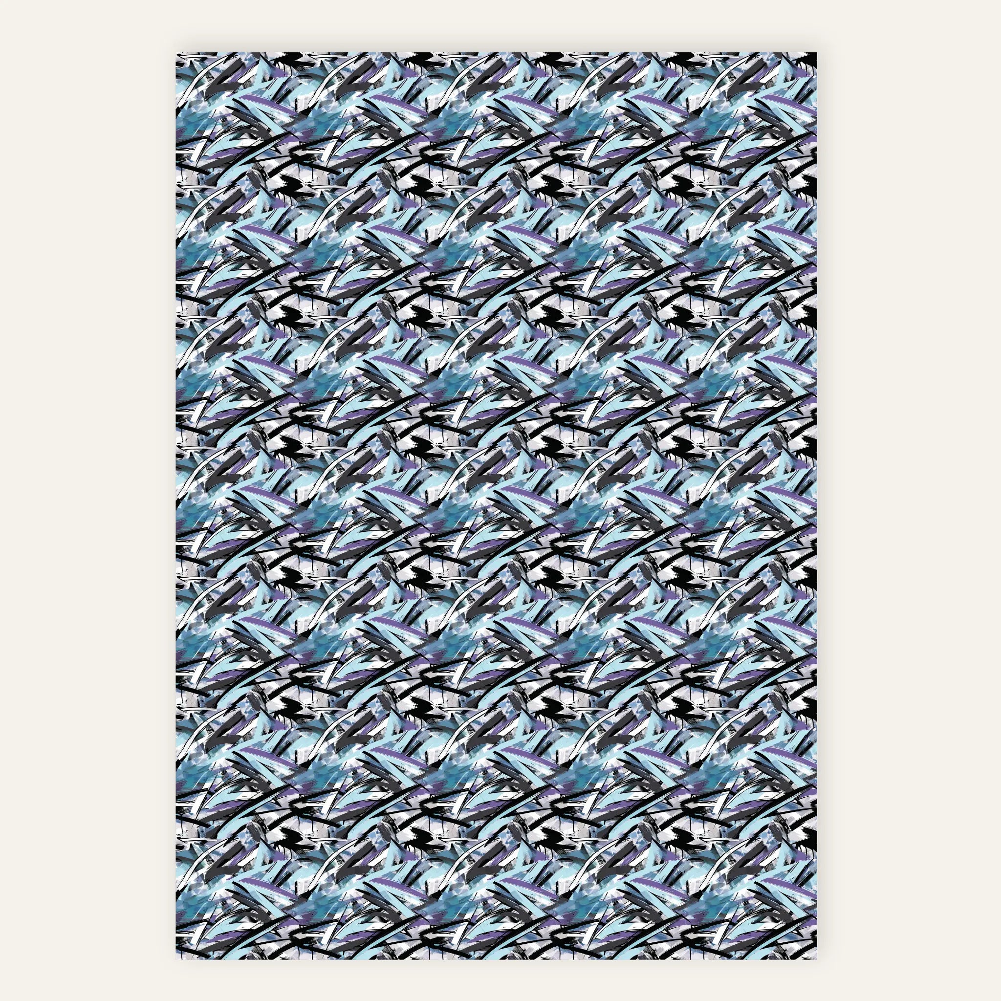 Frost Shatter – Polyester Canvas Print