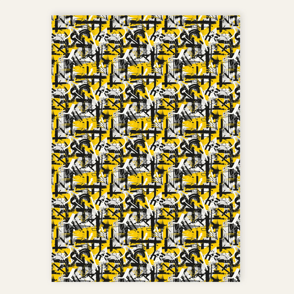 Hazard Static – Polyester Canvas Print